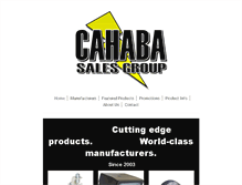 Tablet Screenshot of cahabasalesgroup.com